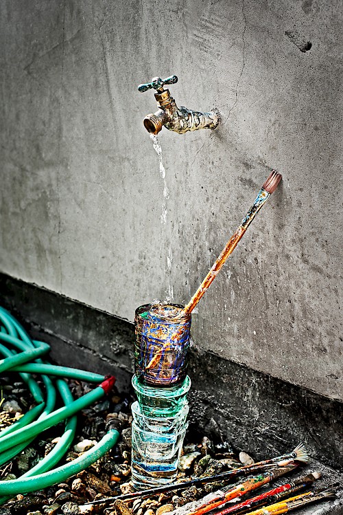 Man Woman Faucet- Burnside
